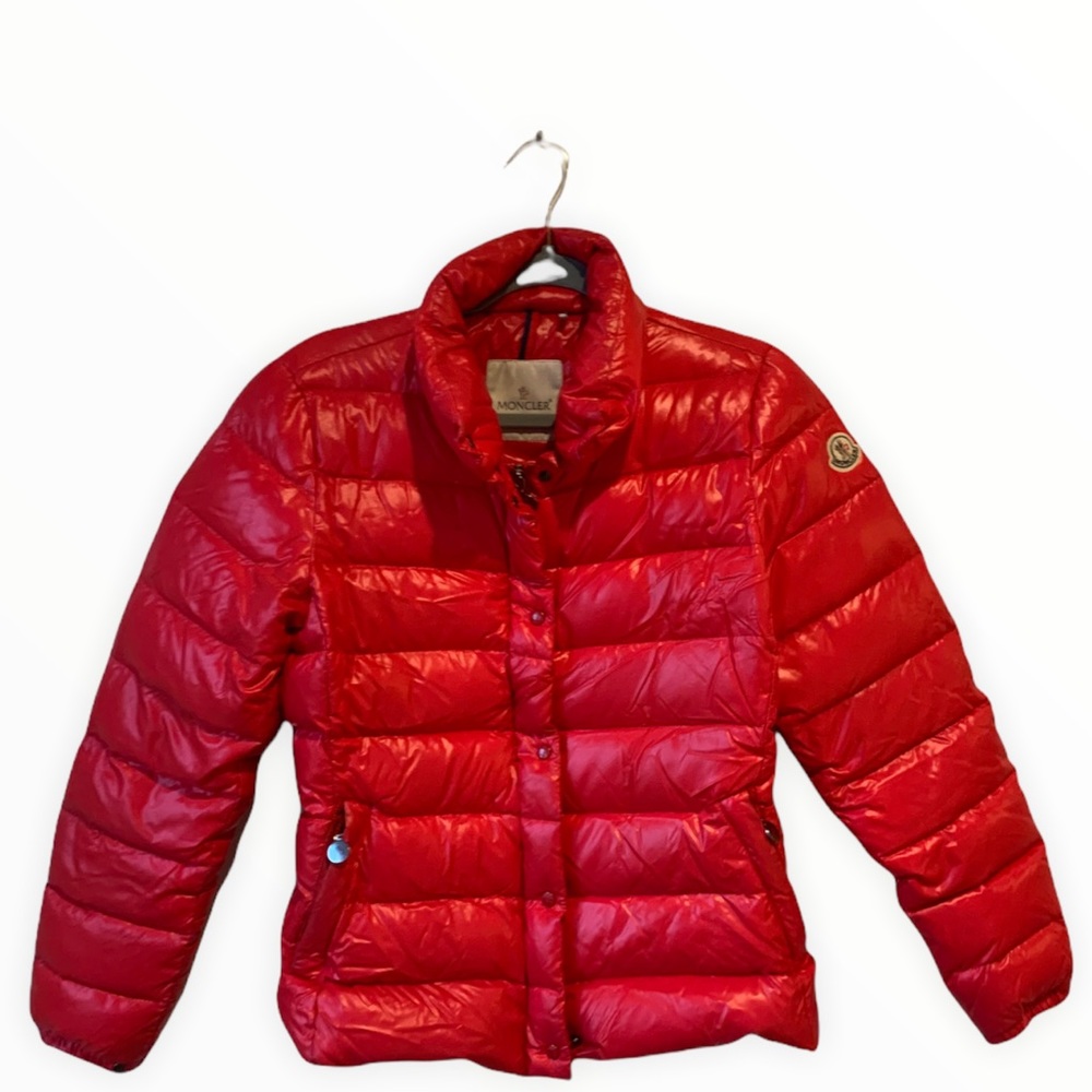 Red Moncler Puffer